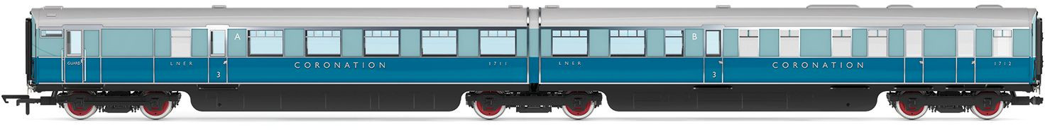 Hornby R40223 LNER Coronation 1711+1712 Image