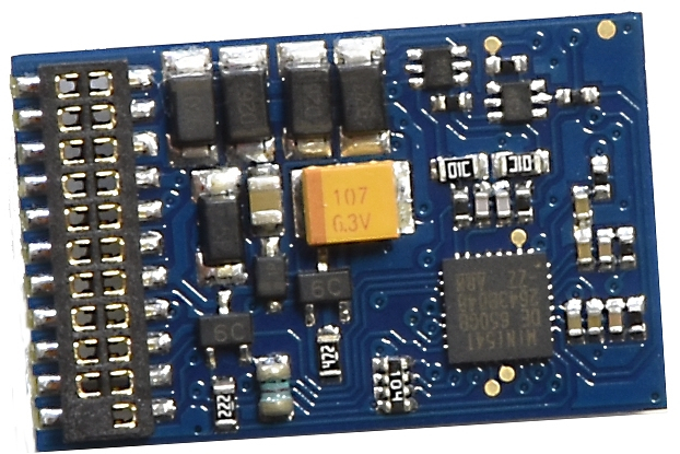 Bachmann 36-557A NEM 660 standard 21-pin MTC decoder (with brake button function) Image