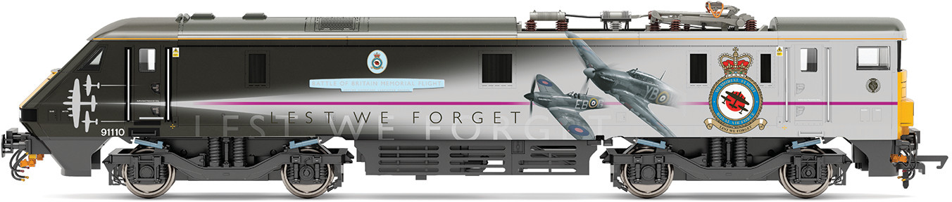 Hornby R30166 BR Class 91 91110 Battle of Britain Memorial Flight Image