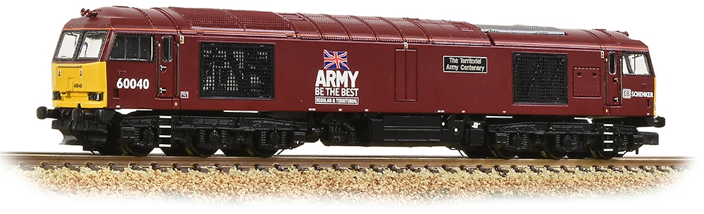 Graham Farish 371-361 BR Class 60 60040 The Territorial Army Centenary Image