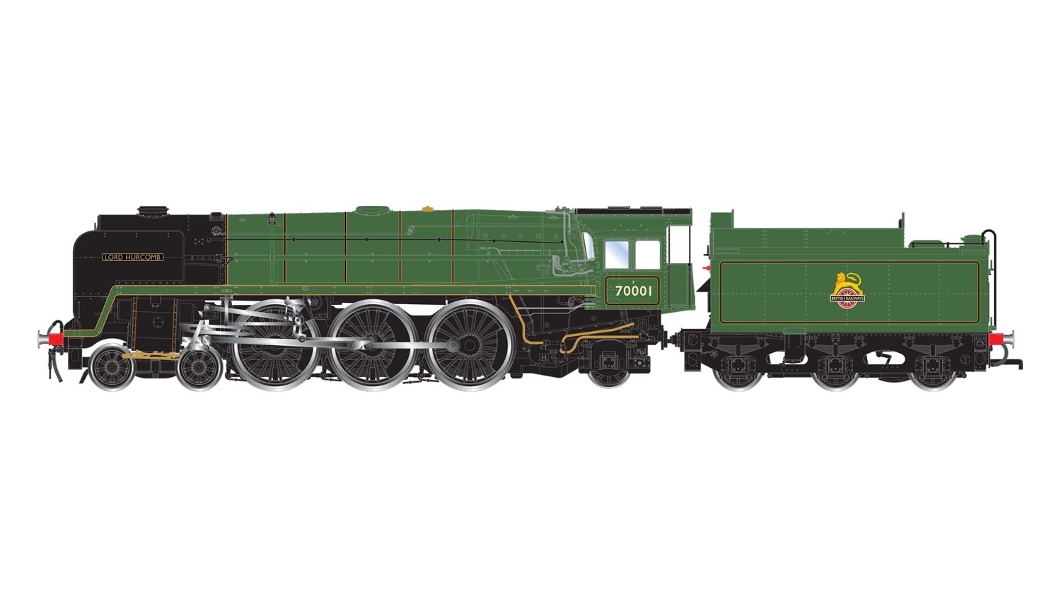 Hornby R3387TTS BR Standard 7 Britannia 70001 Lord Hurcomb Image