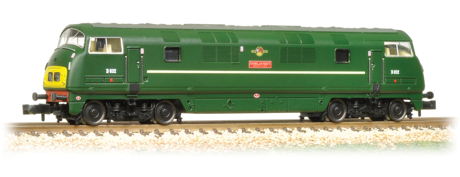 Graham Farish 371-604 BR Class 42 Warship D832 Onslaught Image