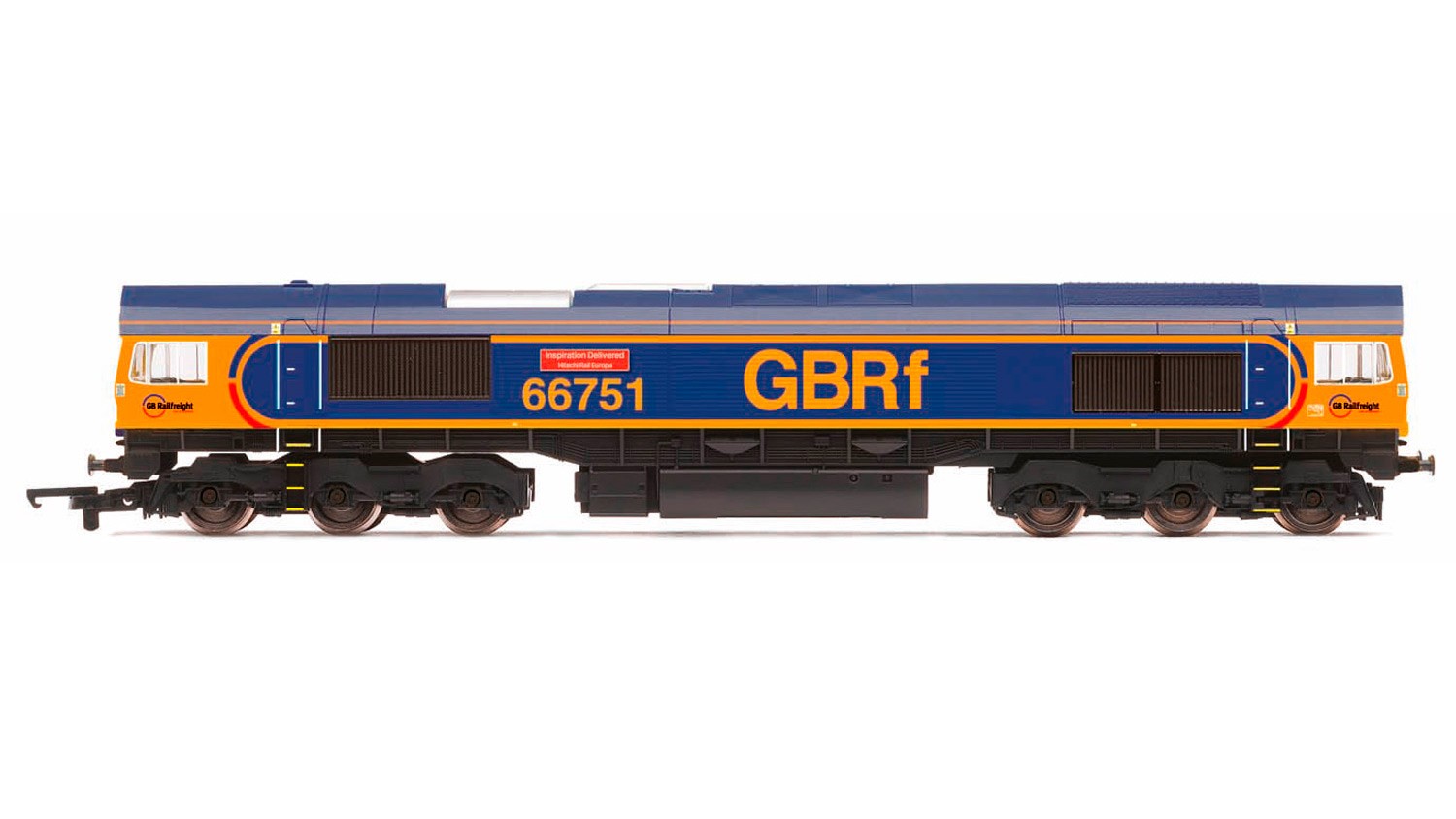 Hornby R3573 BR Class 66/7 66751 Inspiration Delivered - Hitachi Rail Europe Image