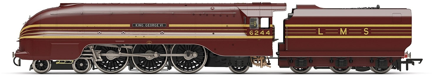 Hornby R3639 LMS 8P Coronation 6244 King George VI Image