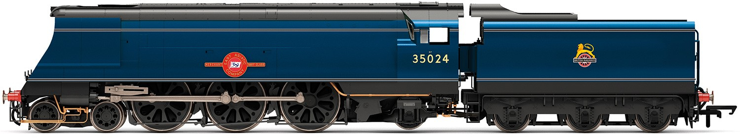 Hornby R3632 SR Merchant Navy 35024 East Asiatic Company Image