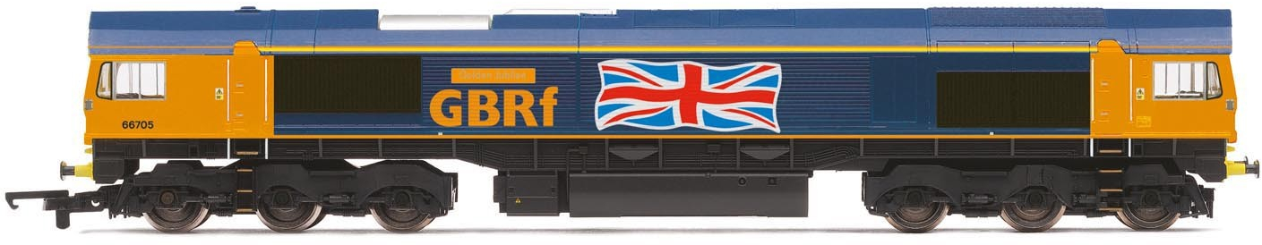 Hornby R3784 BR Class 66/7 66705 Golden Jubilee Image