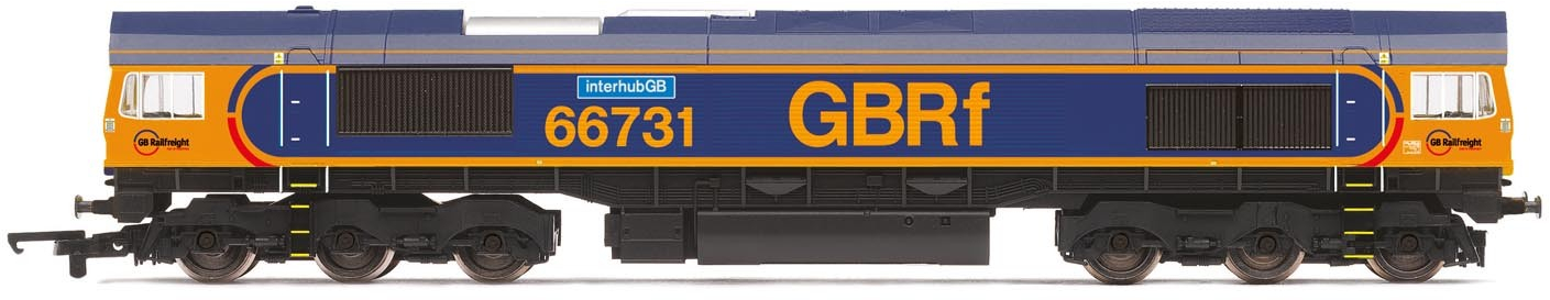 Hornby R3785 BR Class 66/7 66731 interhubGB Image