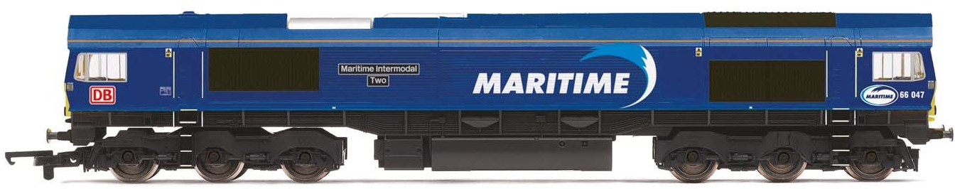 Hornby R3887 BR Class 66/0 66047 Maritime Intermodal Two Image