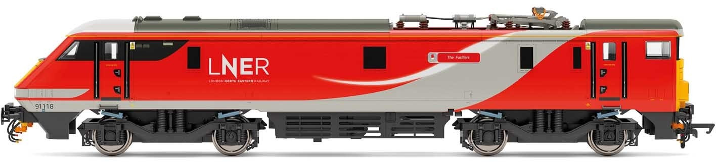 Hornby R3891 BR Class 91/1 91118 The Fusiliers Image