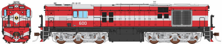 Auscision 600-1 South Australian Railways 600 Class 600 Image
