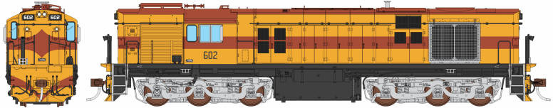 Auscision 600-5S South Australian Railways 600 Class 602 Image
