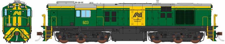 Auscision 600-7 South Australian Railways 600 Class 603 Image