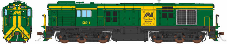 Auscision 600-9 South Australian Railways 600 Class 602-Y Image