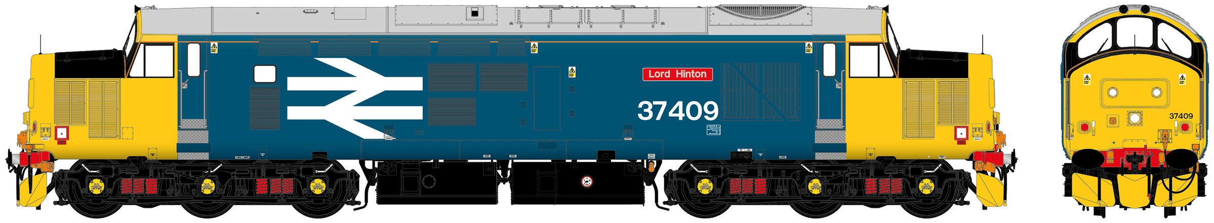 Accurascale ACC230837409DCC BR Class 37/4 37409 Lord Hinton Image