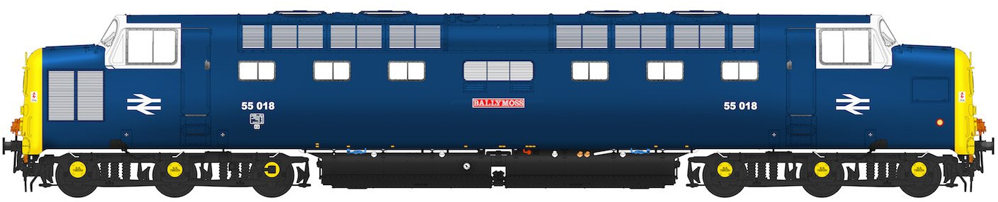 Accurascale ACC2168D9018 BR Class 55 Deltic 55018 Ballymoss Image