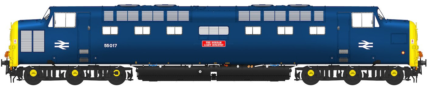 Accurascale ACC2167D9017 BR Class 55 Deltic 55017 The Durham Light Infantry Image