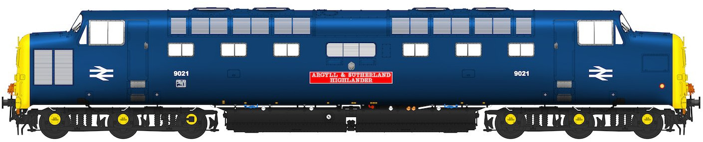 Accurascale ACC2171D9021 BR Class 55 Deltic 9021 Argyll and Sutherland Highlander Image