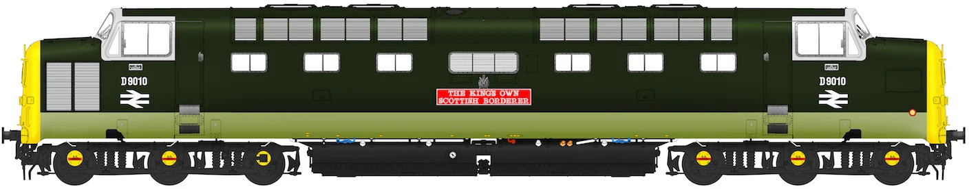 Accurascale ACC2160D9010 BR Class 55 Deltic D9010 The King's Own Scottish Borderer Image