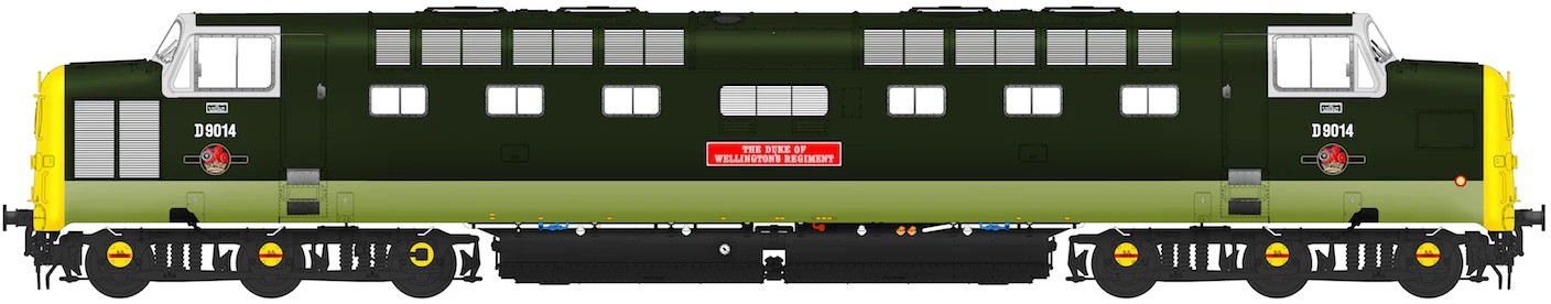 Accurascale ACC2164D9014 BR Class 55 Deltic D9014 The Duke of Wellington's Regiment Image