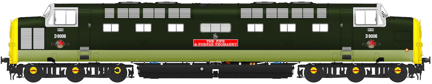 Accurascale ACC2156D9006 BR Class 55 Deltic D9006 The Fife and Forfar Yeomanry Image