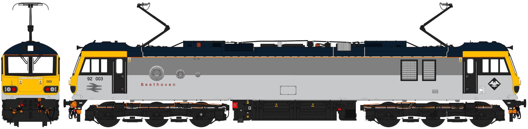 Accurascale ACC2191-92003 BR Class 92 92003 Beethoven Image