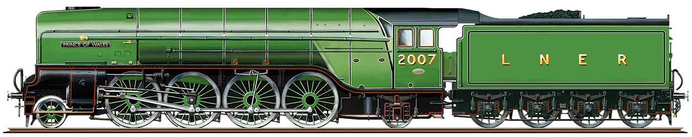 Hornby R3983 LNER P2 2007 Prince of Wales Image