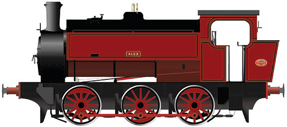 Rapido 903001 Hunslet Engine Company 16in 0-6-0ST 3716 Alex Image