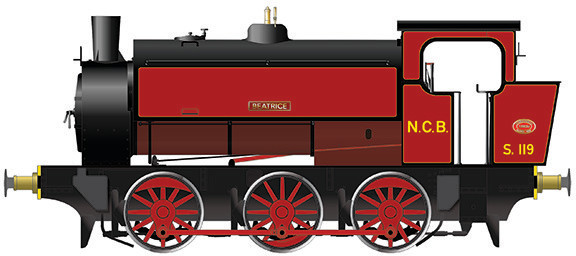 Rapido 903003 Hunslet Engine Company 16in 0-6-0ST S.119 Beatrice Image