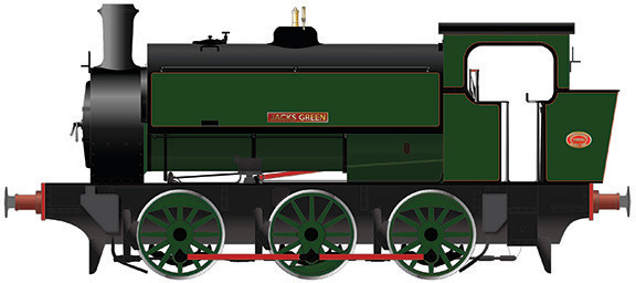 Rapido 903005 Hunslet Engine Company 16in 0-6-0ST 1953/1939 Jacks Green Image