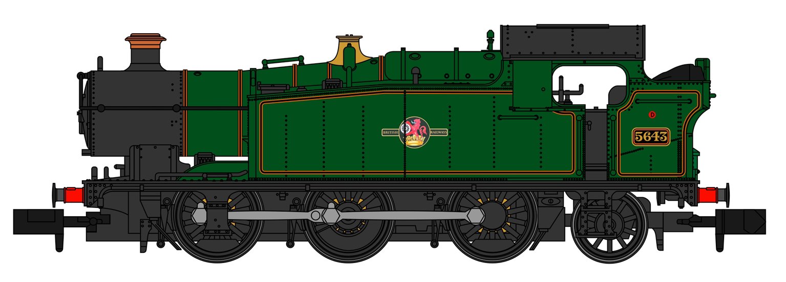 Sonic Models S2101-01A GWR 56xx 5643 Image