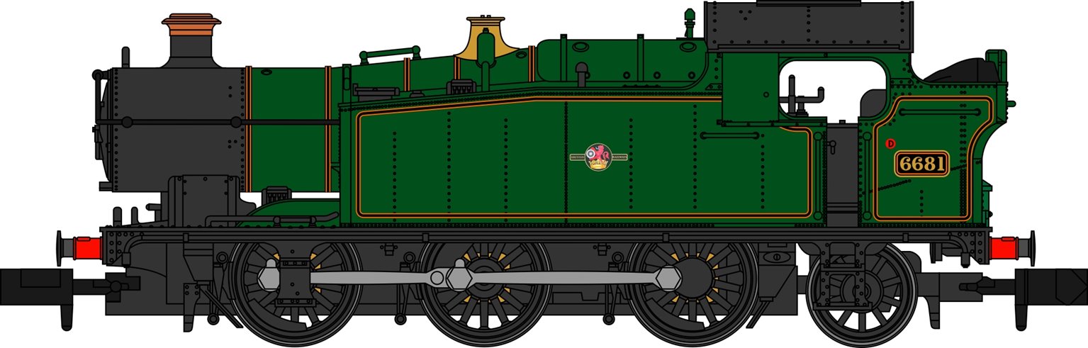 Sonic Models S2101-02 GWR 5600 6681 Image