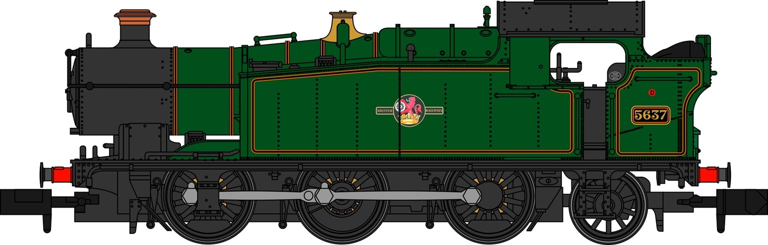 Sonic Models S2101-01 GWR 5600 5637 Image