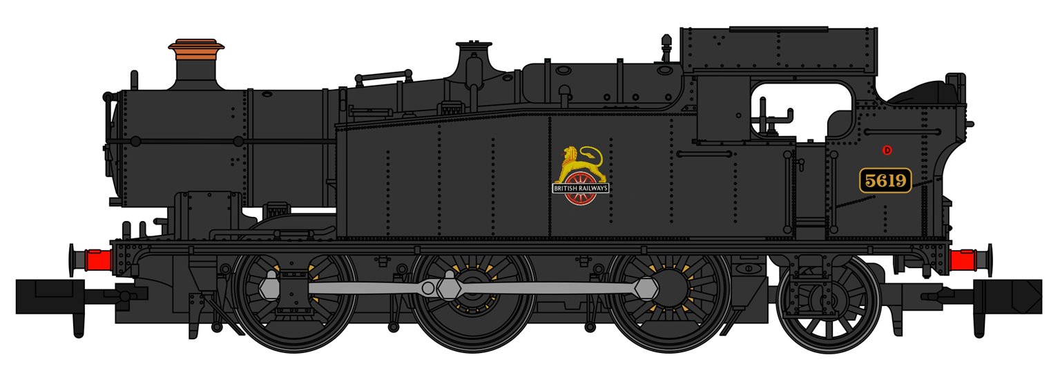 Sonic Models S2101-04A GWR 56xx 5619 Image