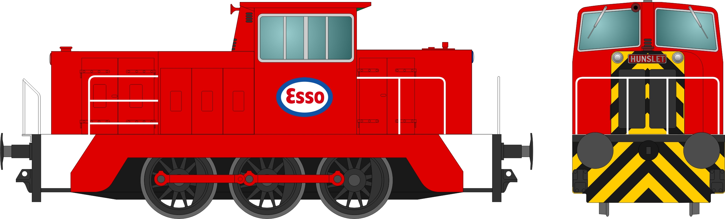 N Gauge Society NGSR0594 Hunslet Engine Company 325hp 0-6-0DH Image