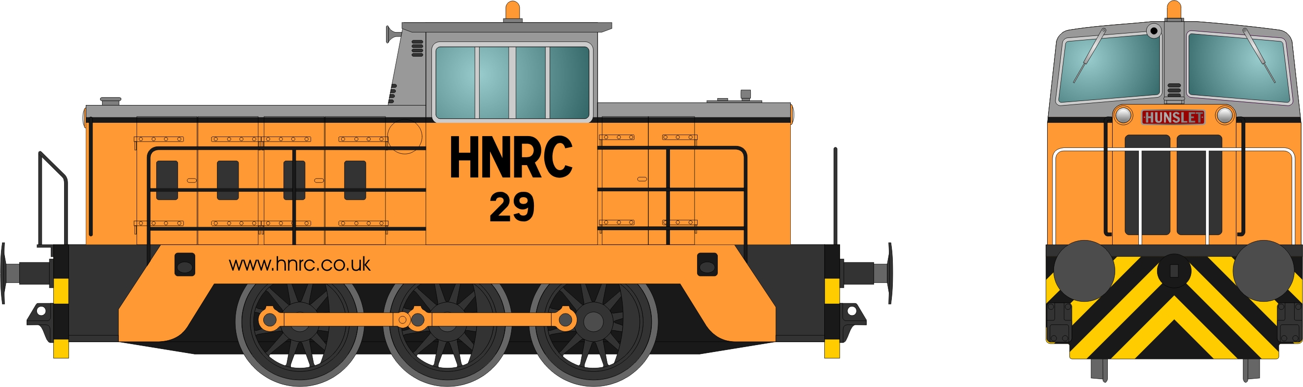 N Gauge Society NGSR059D Hunslet Engine Company 325hp 0-6-0DH Image