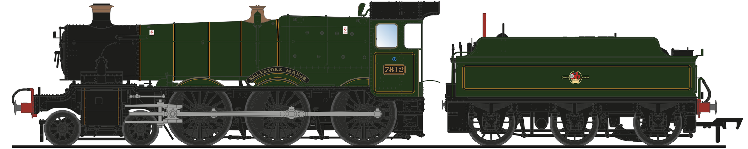 Accurascale ACC2505-7812 GWR 7800 Manor 7812 Erlestoke Manor Image