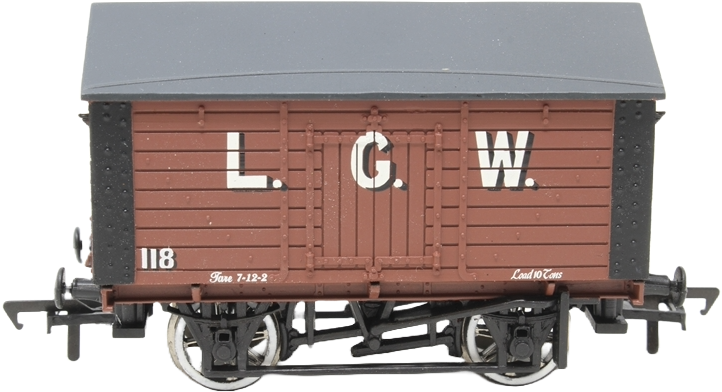 Bachmann 33-177W British Railways 10T Salt Van Leith General Warehousing Red 118 Image