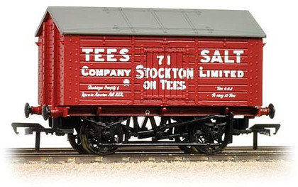 Bachmann 33-183 British Railways 10T Salt Van Tees Salt Company Limited Red 71 Image