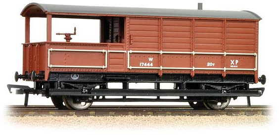 Bachmann 33-301F Great Western Railway 20t 'Toad' Brake Van British Railways Bauxite W17444 Image