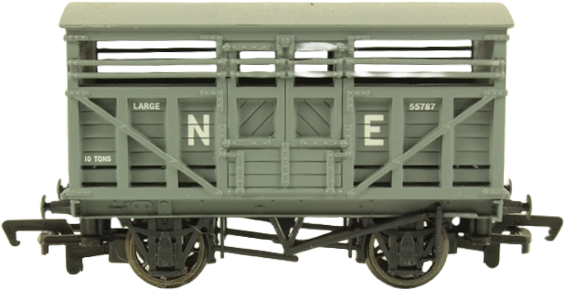 Bachmann 33-651A London, Midland & Scottish Railway Cattle Van London & North Eastern Railway Grey 55787 Image