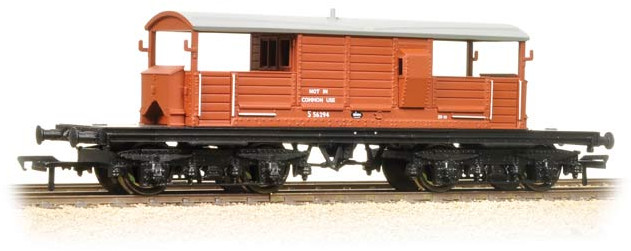 Bachmann 33-825G Southern Railway 25T 'Queen Mary' Brake Van British Railways Brown S56294 Image