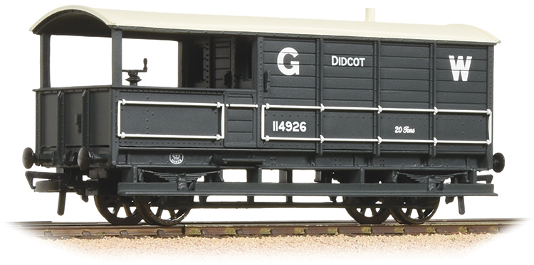 Bachmann 33-300G Great Western Railway 20t 'Toad' Brake Van Great Western Railway Grey 114926 Image