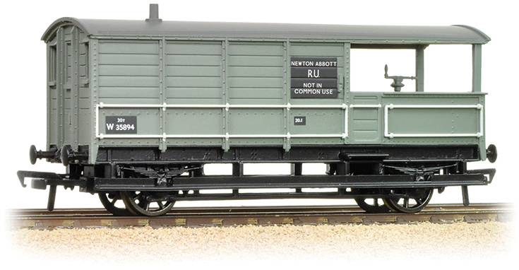 Bachmann 33-306D Great Western Railway 20t 'Toad' Brake Van British Railways Grey W35894 Image