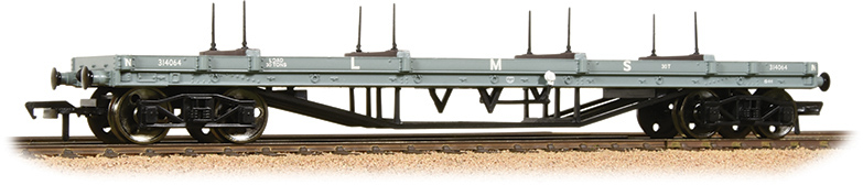 Bachmann 33-857B London, Midland & Scottish Railway 30T Bogie Bolster London, Midland & Scottish Railway Grey 314064 Image