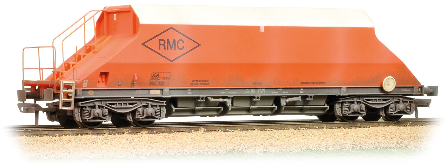 Bachmann 37-326C British Rail JGA Bogie Hopper RMC Aggregates Orange & White RMC19231 Image