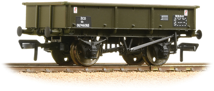 Bachmann 37-356 British Railways 13T Steel Sand 'Tippler' Wagon British Rail Departmental Olive Green DB746085 Image