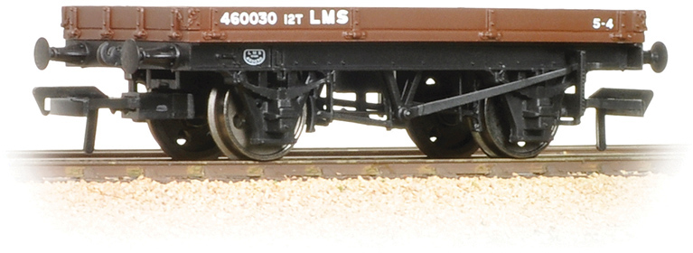 Bachmann 37-478 British Railways 1 Plank Wagon London, Midland & Scottish Railway Bauxite 460030 Image