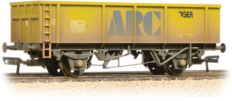 Bachmann 37-552C British Rail MKA (ex-POA) 46t Box Mineral Tiger Rail Limited ARC Yellow TRL5320 Image