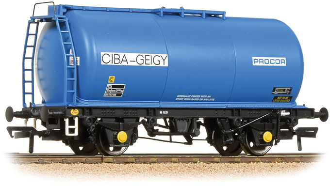 Bachmann 37-584 British Rail TTA 40-49t GLW 'Monobloc' Tank Ciba-Geigy AG Blue BRT57135 Image