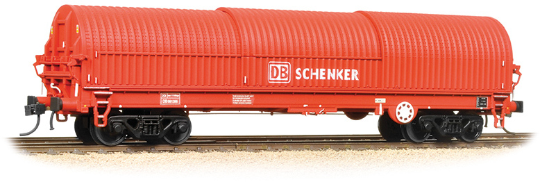 Bachmann 37-629 British Rail BRA/BYA 'Thrall' Bogie Covered Steel Wagon DB Schenker Red 966205 Image